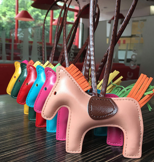 Whimsical Pony Leather Charm