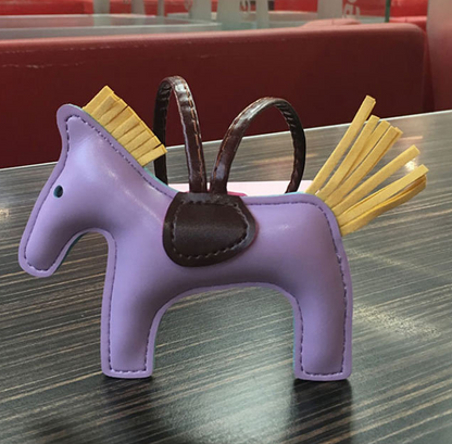 Whimsical Pony Leather Charm