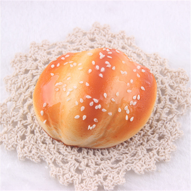 Premium PU Steamed Flower Bread Squishy Toy