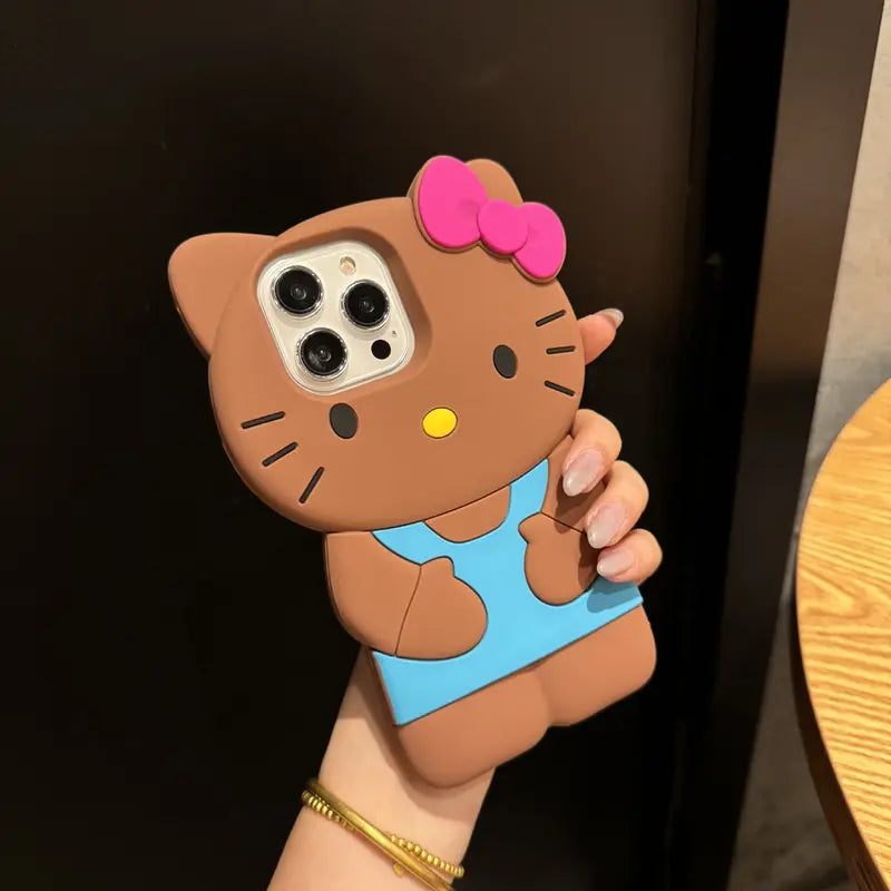 Sanrio Hello Kitty Silicone Phone Case - Charming Hello Kitty Design for Phone Protection & Style - Ideal for Fans & Decor Enthusiasts - Boxes