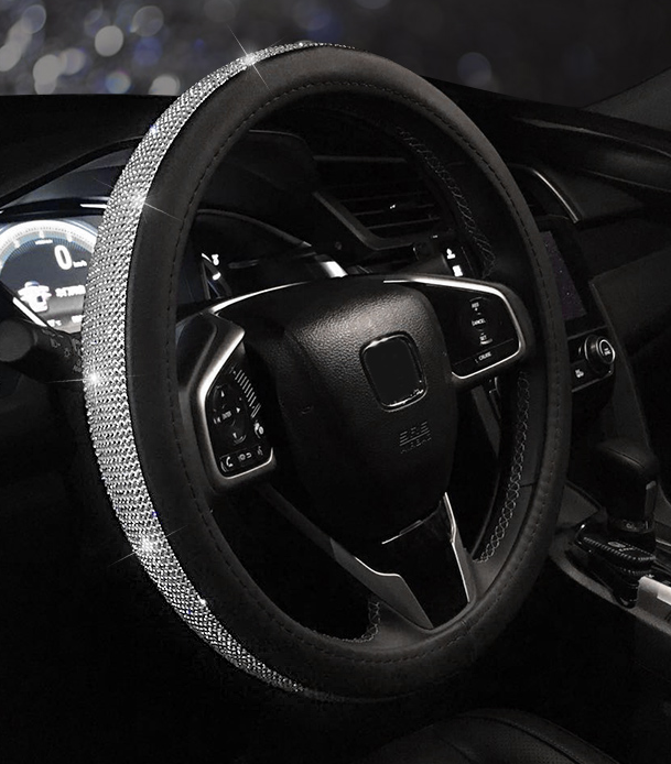 Cute High Quality Bedazzle Steering Wheel Cover for All Seasons