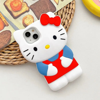 Sanrio Hello Kitty Silicone Phone Case - Charming Hello Kitty Design for Phone Protection & Style - Ideal for Fans & Decor Enthusiasts - Boxes