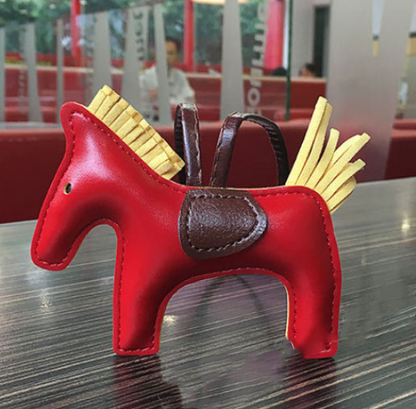 Whimsical Pony Leather Charm