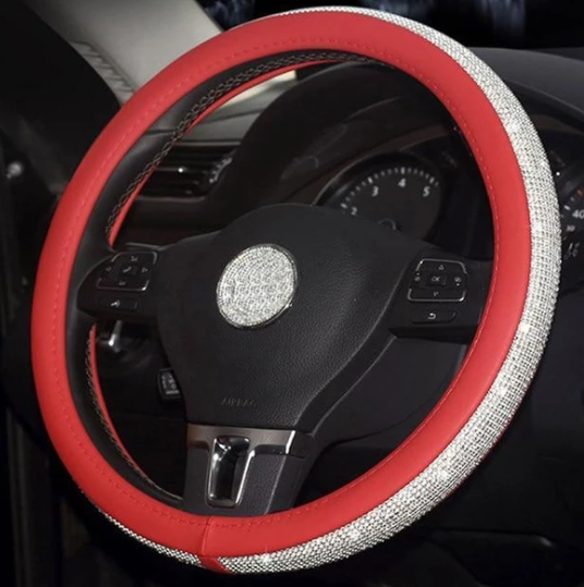 Cute High Quality Bedazzle Steering Wheel Cover for All Seasons