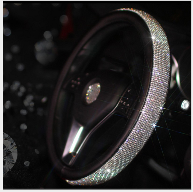 Cute High Quality Bedazzle Steering Wheel Cover for All Seasons