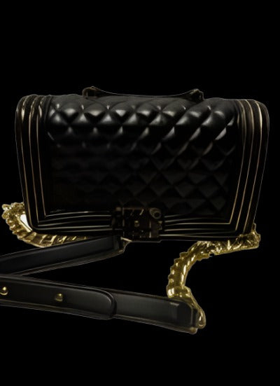 Luxury Crafted Front Flap Bag With Handle