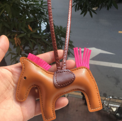 Whimsical Pony Leather Charm