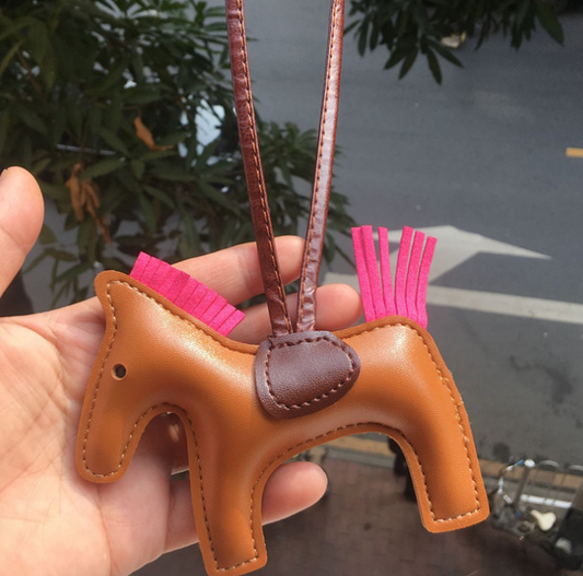 Whimsical Pony Leather Charm