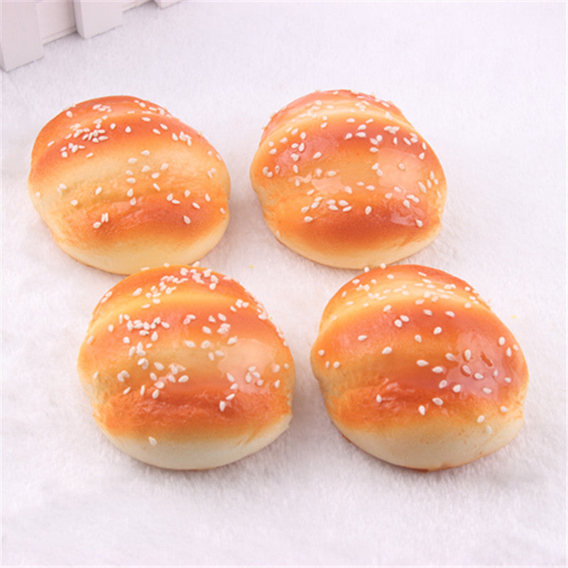 Premium PU Steamed Flower Bread Squishy Toy