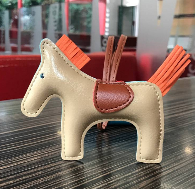 Whimsical Pony Leather Charm