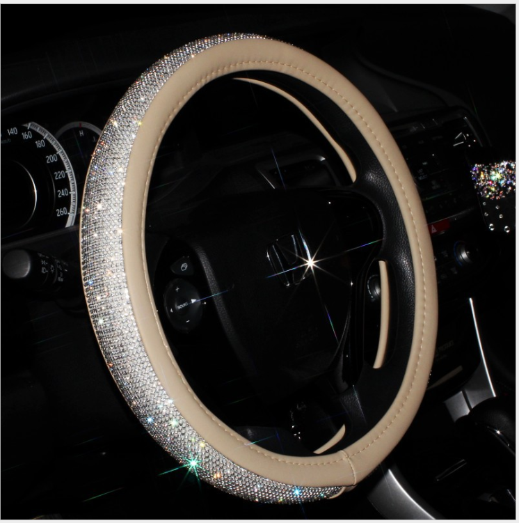 Cute High Quality Bedazzle Steering Wheel Cover for All Seasons