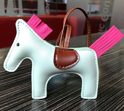 Whimsical Pony Leather Charm