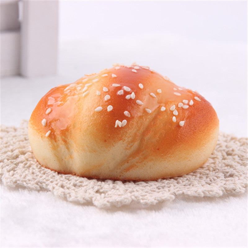 Premium PU Steamed Flower Bread Squishy Toy