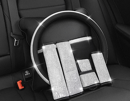 Cute High Quality Bedazzle Steering Wheel Cover for All Seasons