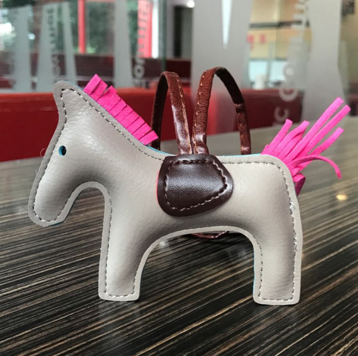 Whimsical Pony Leather Charm