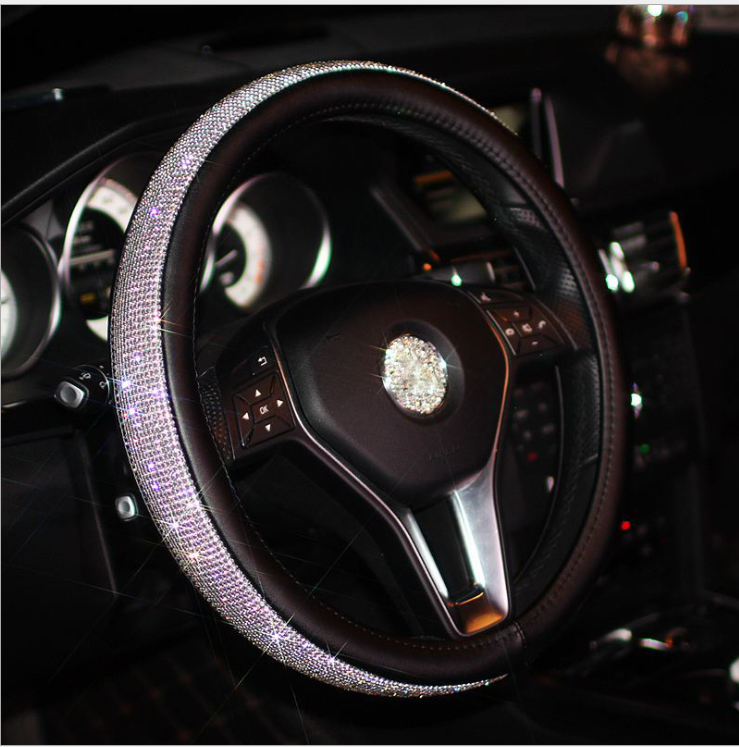 Cute High Quality Bedazzle Steering Wheel Cover for All Seasons