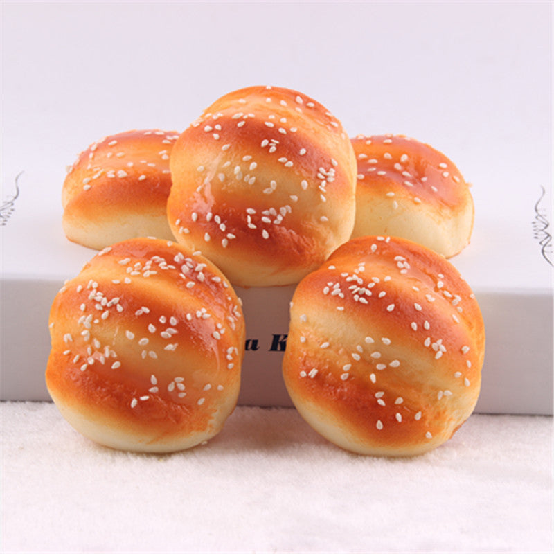 Premium PU Steamed Flower Bread Squishy Toy