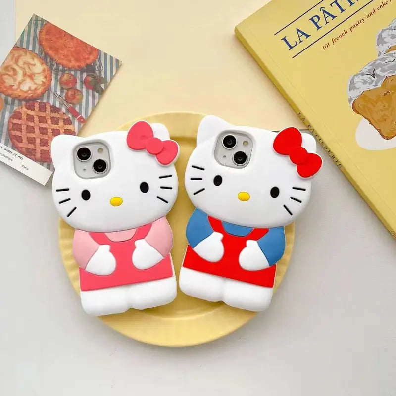 Sanrio Hello Kitty Silicone Phone Case - Charming Hello Kitty Design for Phone Protection & Style - Ideal for Fans & Decor Enthusiasts - Boxes