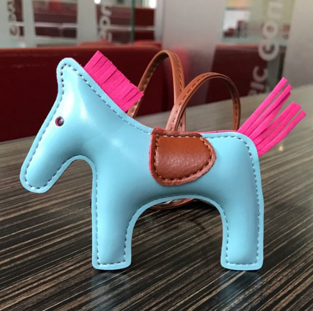 Whimsical Pony Leather Charm