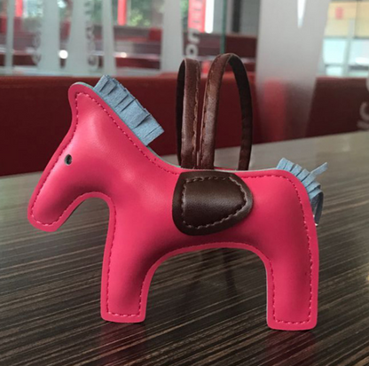 Whimsical Pony Leather Charm