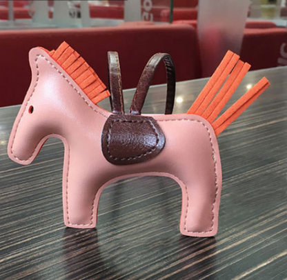 Whimsical Pony Leather Charm