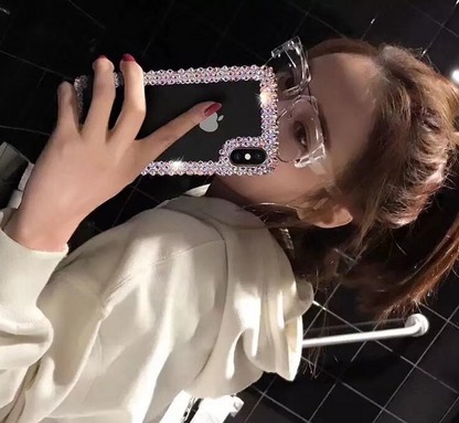 Silicone Rhinestone Phone Case