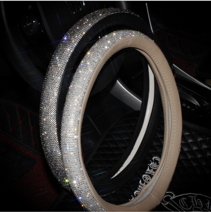 Cute High Quality Bedazzle Steering Wheel Cover for All Seasons