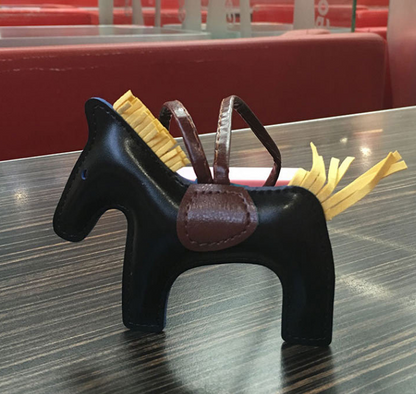 Whimsical Pony Leather Charm