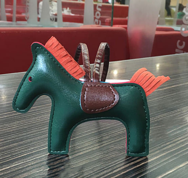 Whimsical Pony Leather Charm